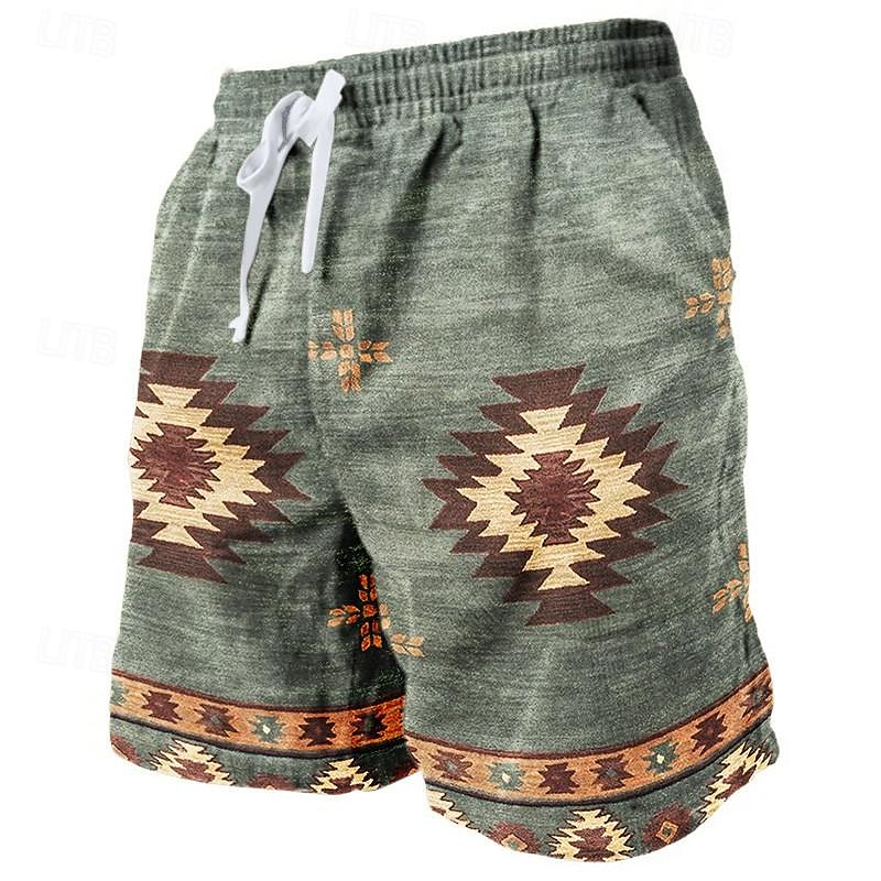 Kids Ethnic Fashion - Retro Indische Ethnische Stil Strand Shorts