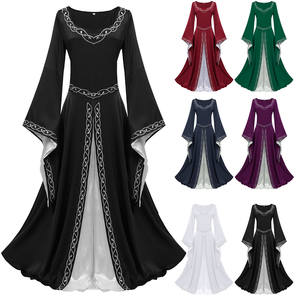 Ethnic Gown - Wish Halloween Hofparty Langes Bodenlanges Damenkleid