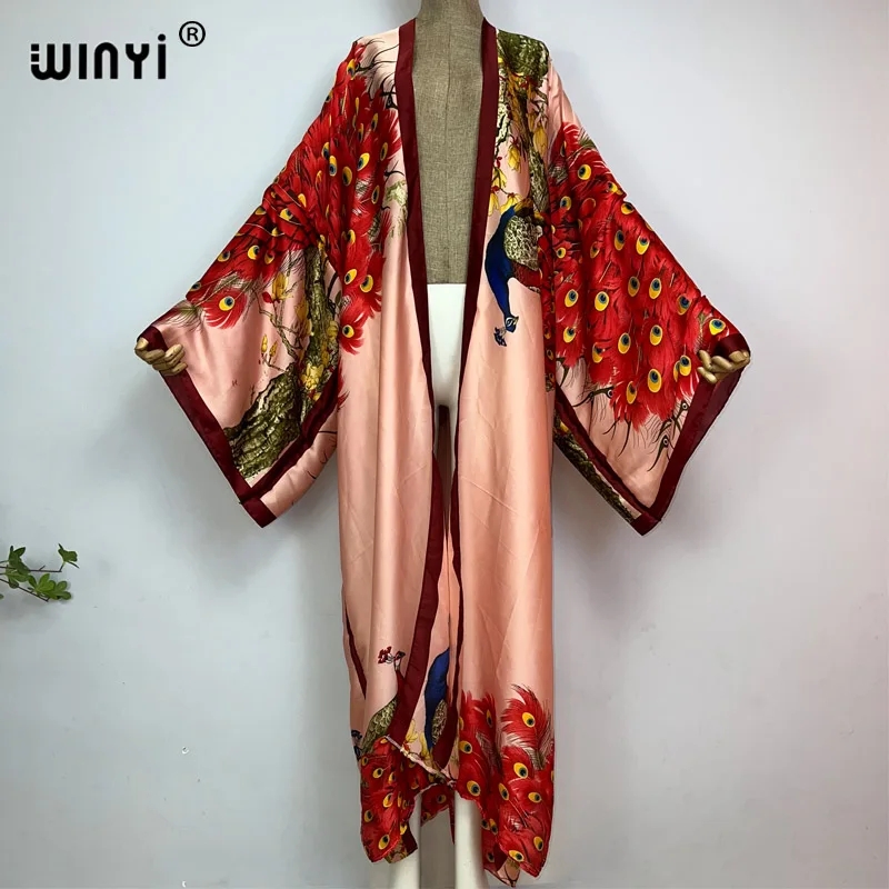 Ethnic Gown - WINYI 2026 Sommer Damen Cardigan Cocktail-Kleid