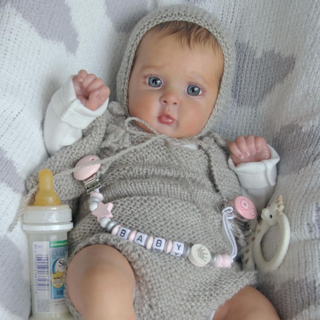 Kids Ethnic Fashion - Reborn Puppe Silikon Tuch Körper Neugeborenen
