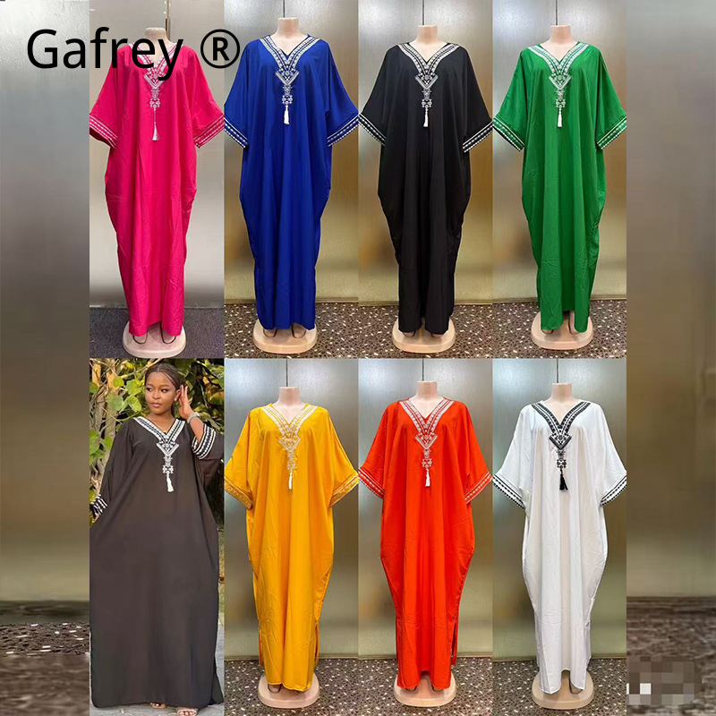 Bedruckte Abaya im Nahost-Stil – Ethnic Gown Bewertung und Preis