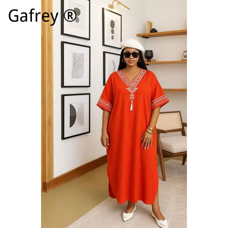 Bedruckte Abaya im Nahost-Stil – Ethnic Gown Bewertung und Preis