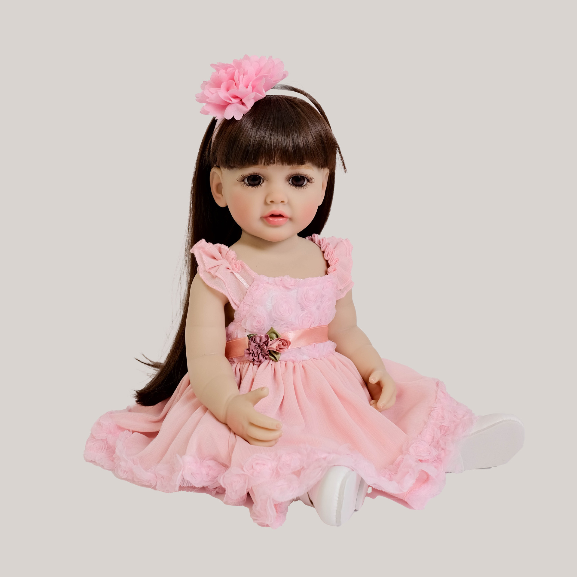 Nette 55 cm lange Haare rosa M – Kids Ethnic Fashion Bewertung und Preis
