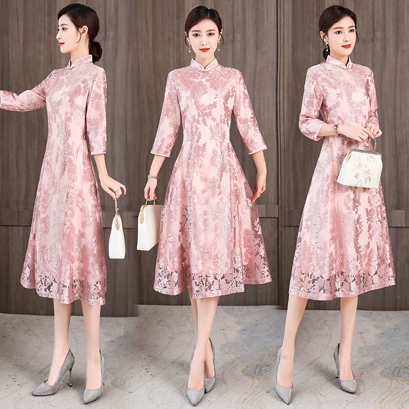 Elegante Frauen Aodai Vietnam  – Ao Dai Vietnam Dress Bewertung und Preis