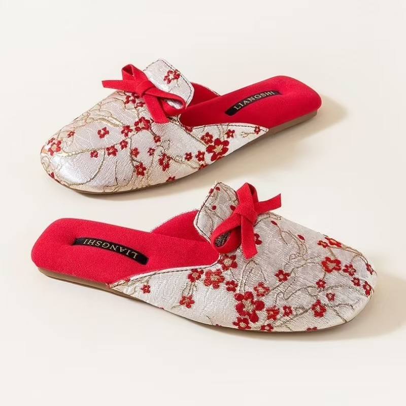 Baotou-Hausschuhe für Damen mi – Ethnic Fabric Bewertung und Preis