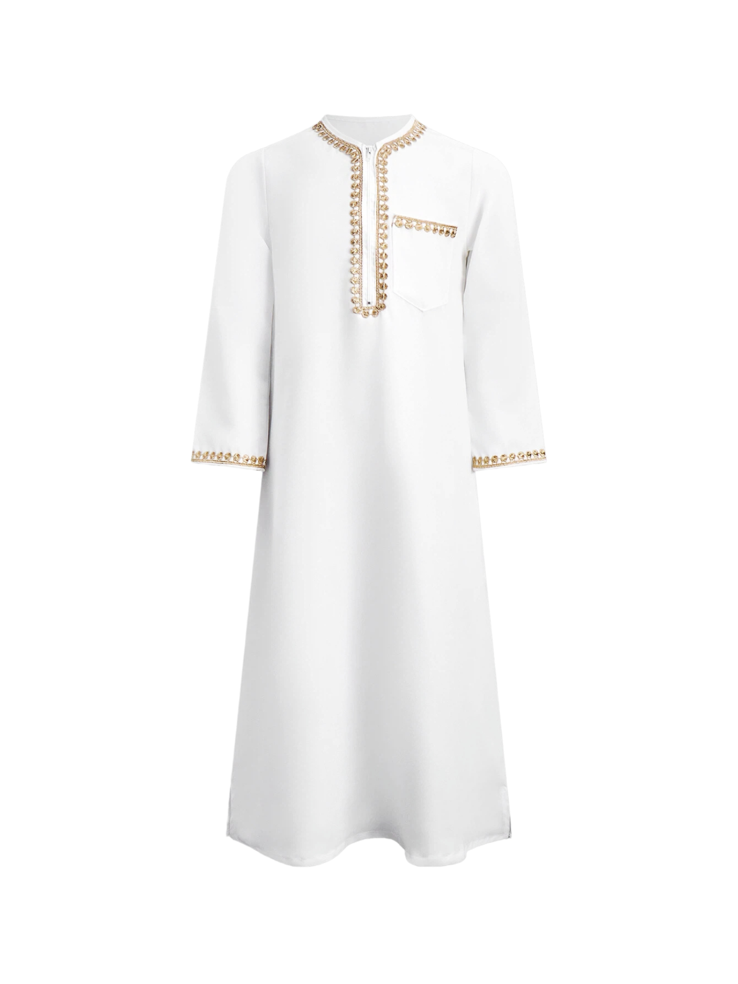 Jungen Arabischer Thobe Weiß-G – Ethnic Gown Bewertung und Preis