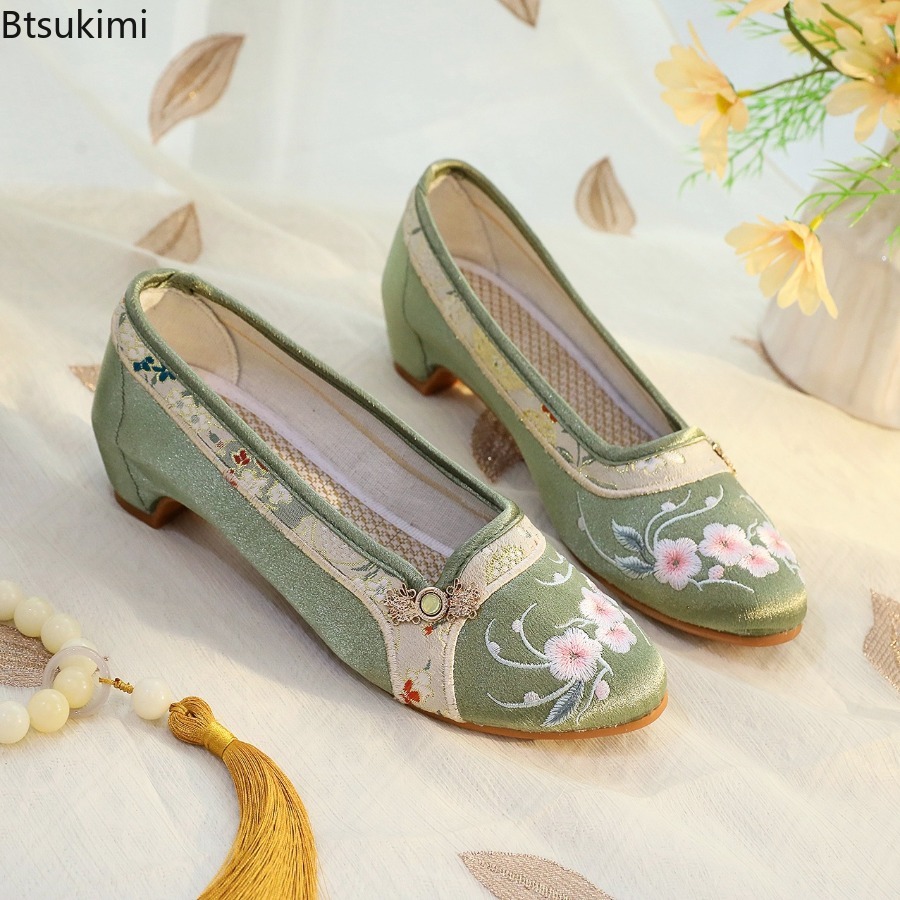 2026 Neue Damenschuhe im Ethno – Ethnic Fabric Bewertung und Preis