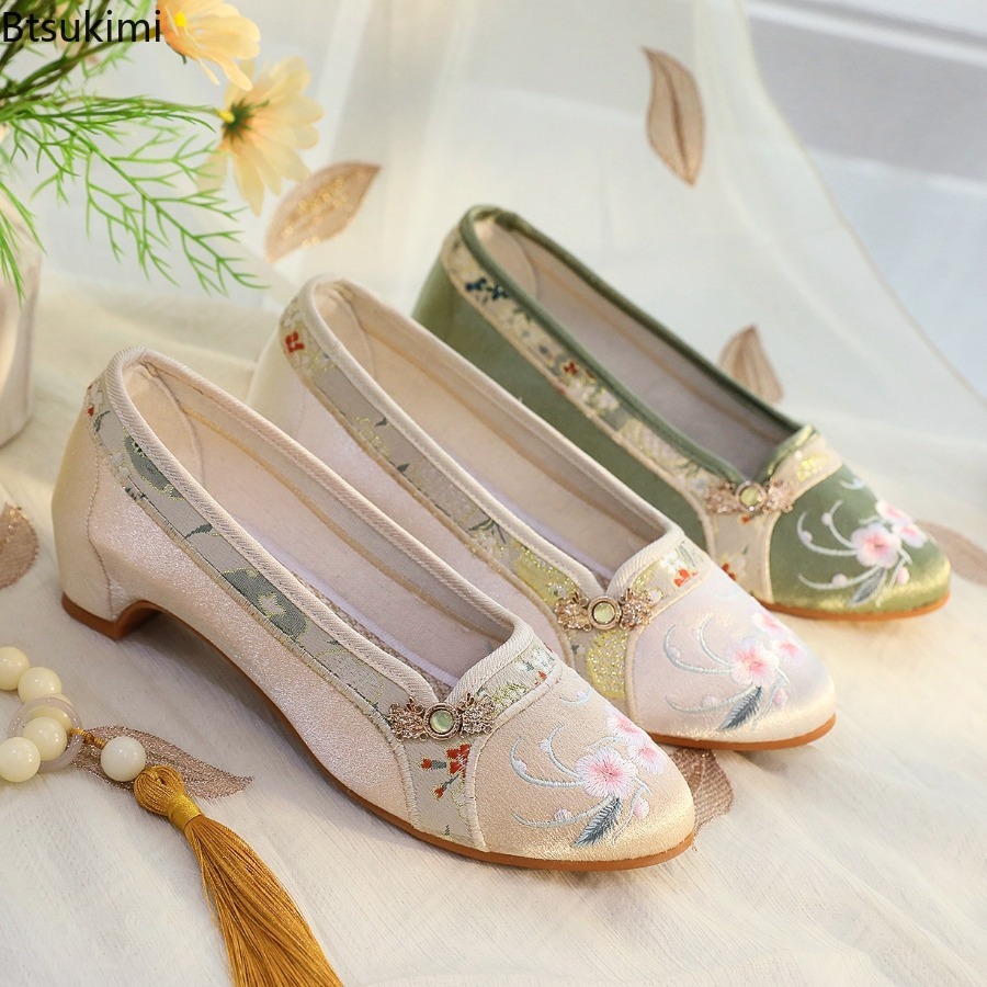2026 Neue Damenschuhe im Ethno – Ethnic Fabric Bewertung und Preis