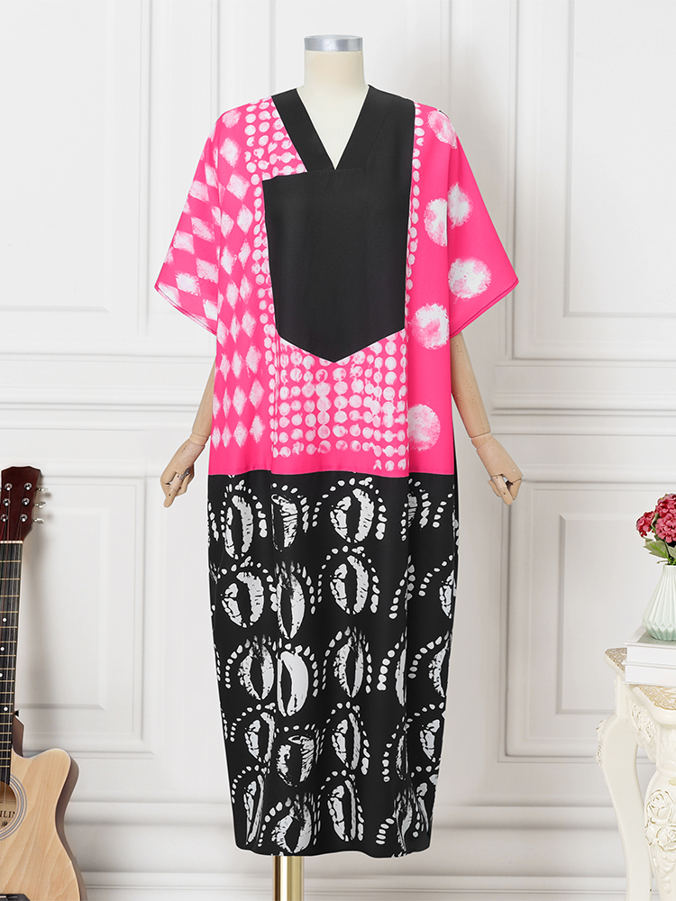 Plus Größe 5XL VONDA Vintage M – Ethnic Gown Bewertung und Preis