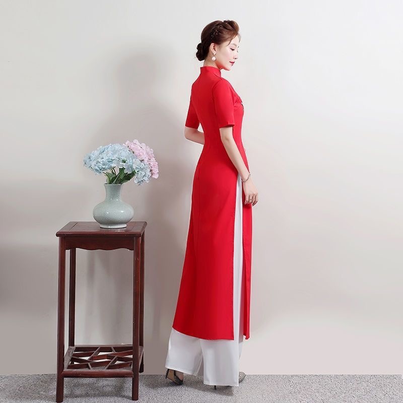 Sommer Frauen Traditionelle Vi – Ao Dai Vietnam Dress Bewertung und Preis