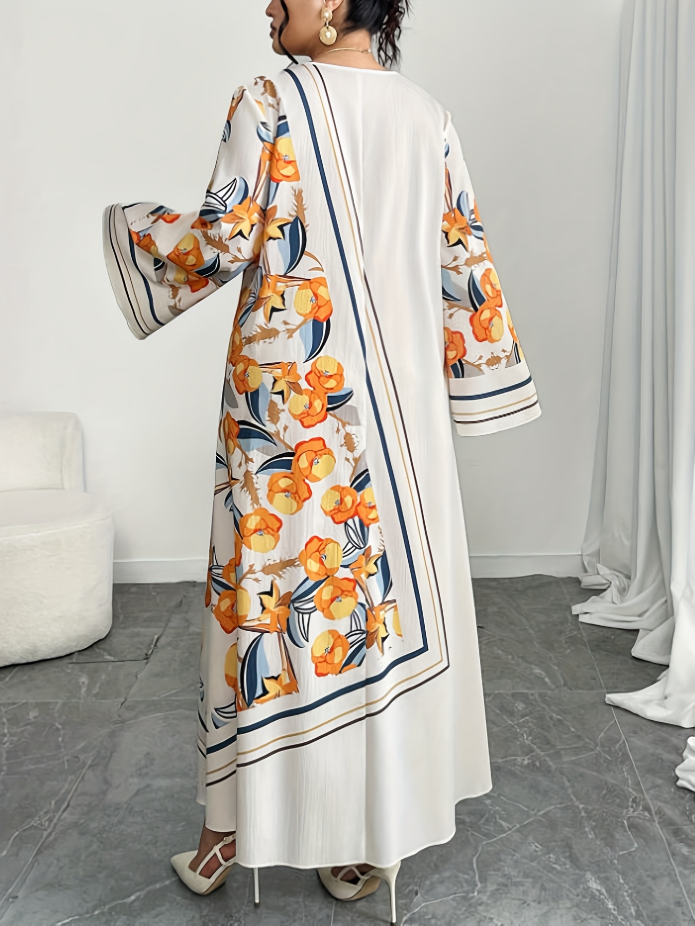 Modische Übergrößen-Robe für D – Ethnic Gown Bewertung und Preis