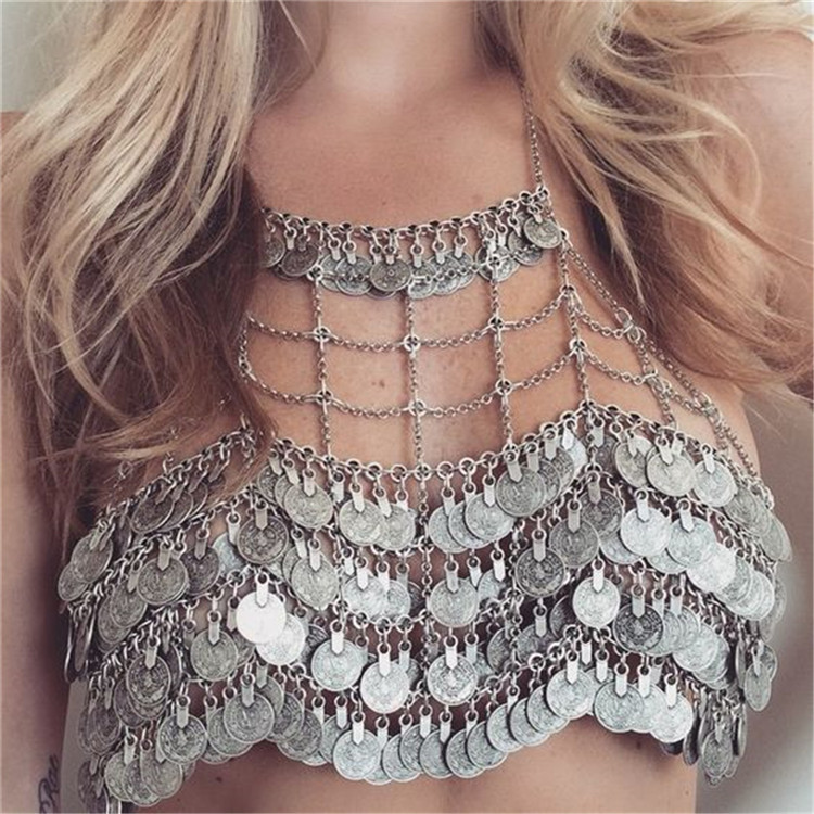 Strand Gypsy Münze Quaste Sexy – Ethnic Fashion Co In Bewertung und Preis