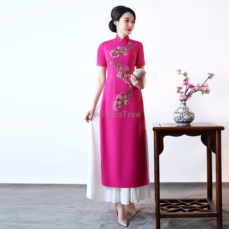 2026 Vietnam Aodai Vintage ver – Ao Dai Vietnam Dress Bewertung und Preis