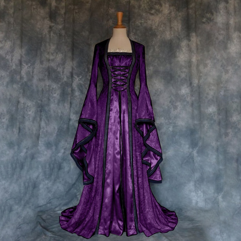 Retro Mittelalterliches Hofkle – Ethnic Gown Bewertung und Preis