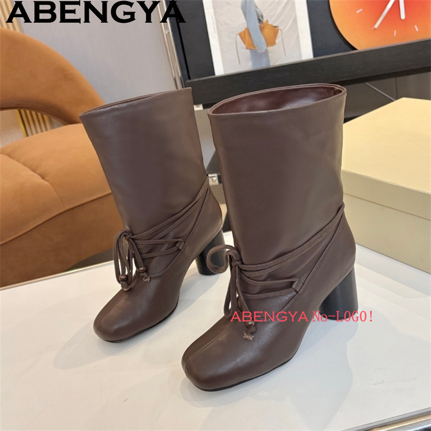 ABENGYA Chunky Heel Mid-Calf S – Ethnic Fashion Week Bewertung und Preis