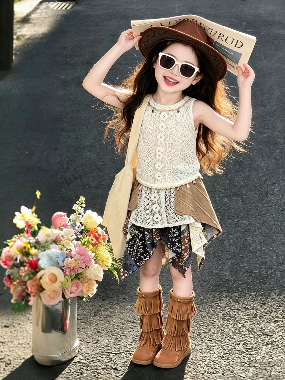 Mädchen Sommer-Outfit 2026 Neu – Kids Ethnic Fashion Bewertung und Preis