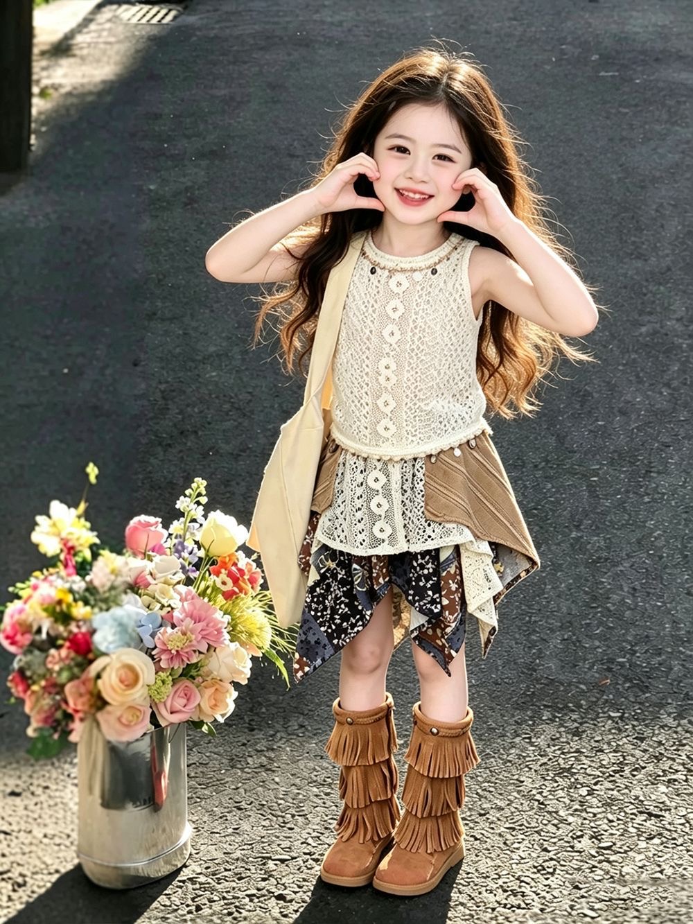Mädchen Sommer-Outfit 2026 Neu – Kids Ethnic Fashion Bewertung und Preis
