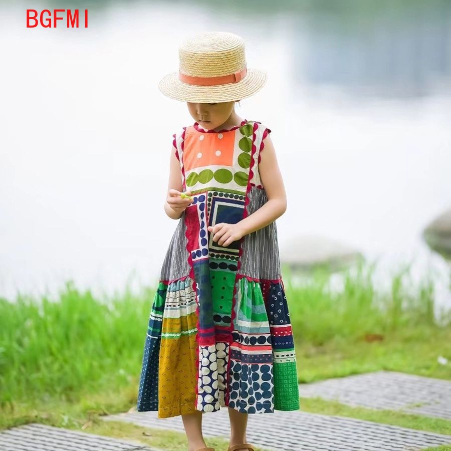 Mädchen Retro-Kleid 1-10 Jahre – Kids Ethnic Fashion Bewertung und Preis
