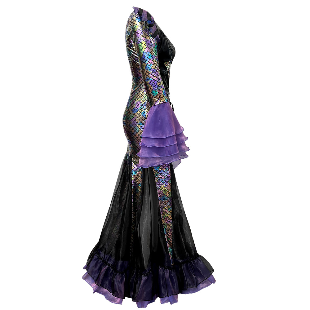 Dunkles Meerjungfrauen-Langkle – Ethnic Gown Bewertung und Preis